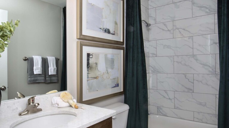 Spacious Bathroom with Soaking Tub