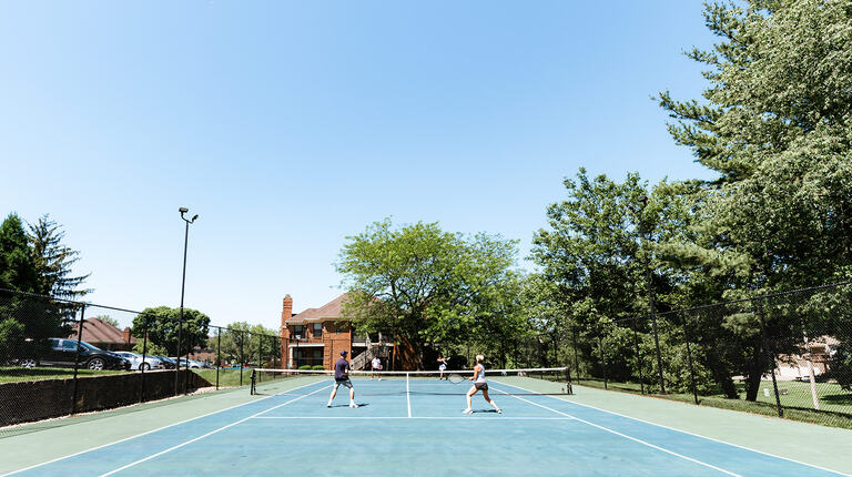 Outdoor Tennis Court