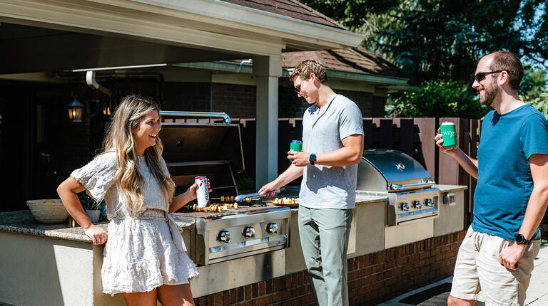 Outdoor Chef's Kitchen and Entertainment Space