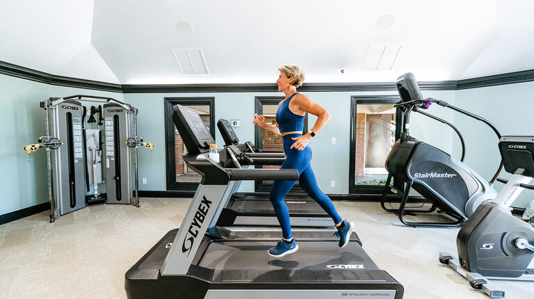 Fitness Center with Cardio Equipment