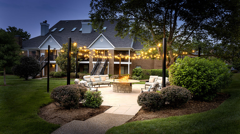 Outdoor Fire Pit with Lounge Seating