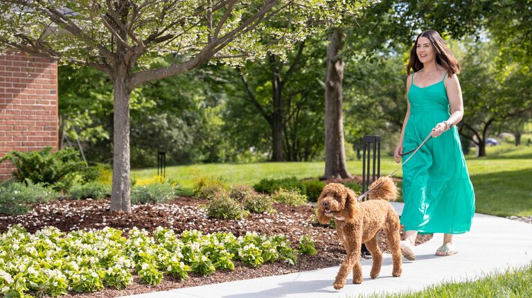 Beautifully Landscaped Grounds with Walking Paths