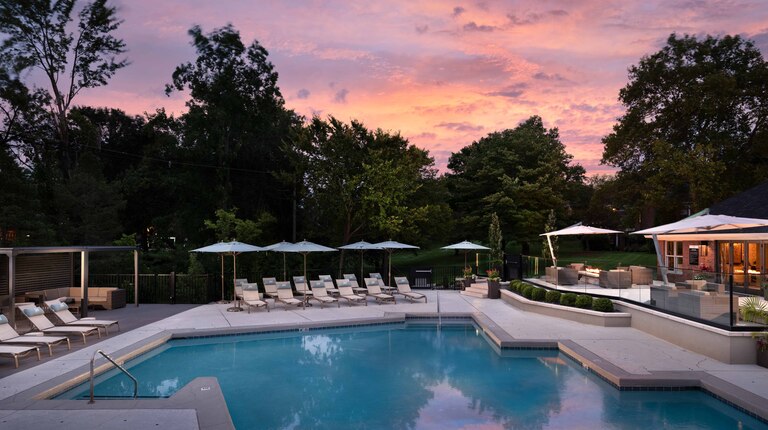 Pool at Dusk